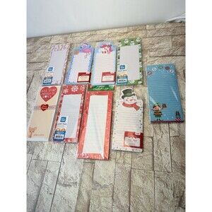 Lot of 9 Magnetic List Pads 80 Sheets To Do Grocery Planner New